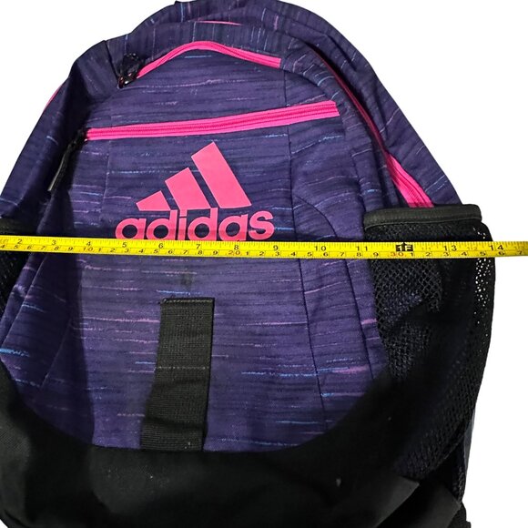 Adidas Legend X purple pink multi compartment backpack school hikes travel - Picture 11 of 12